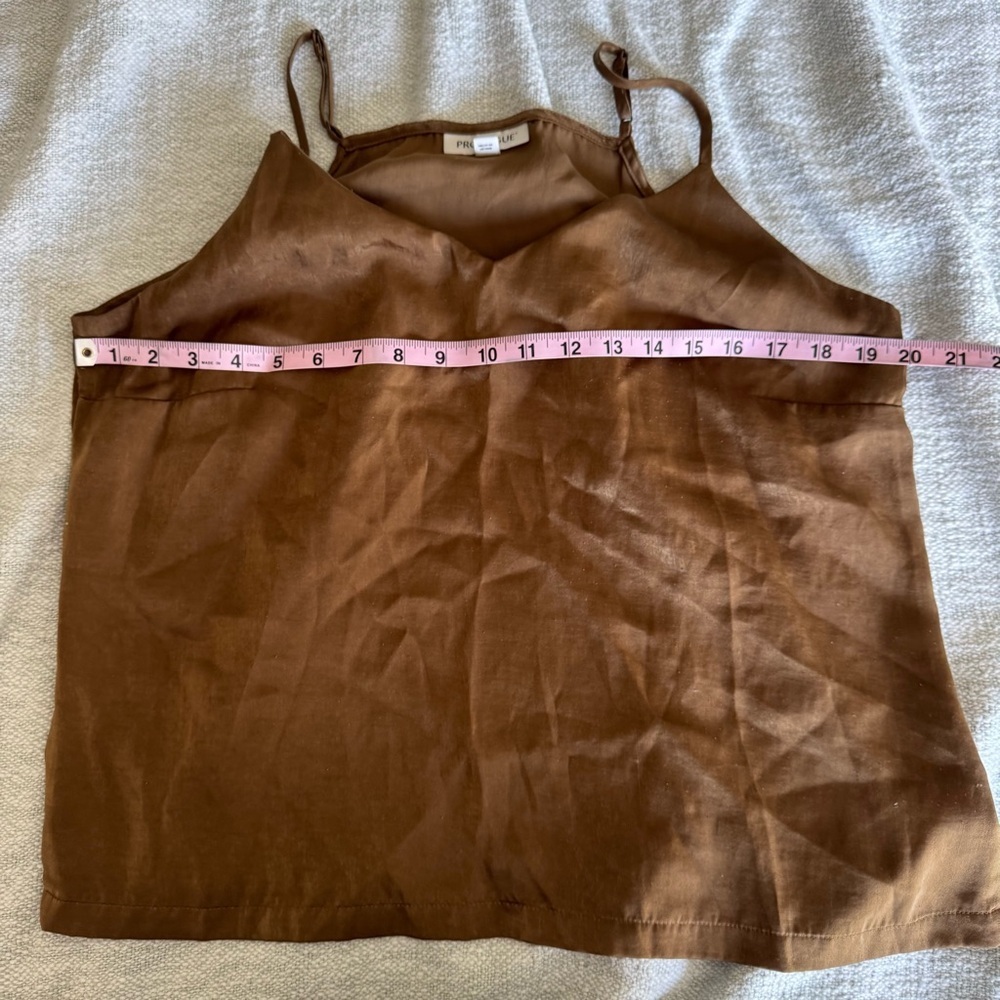 Prologue Silk-Iike Tank Top Size L - Picture 7 of 8